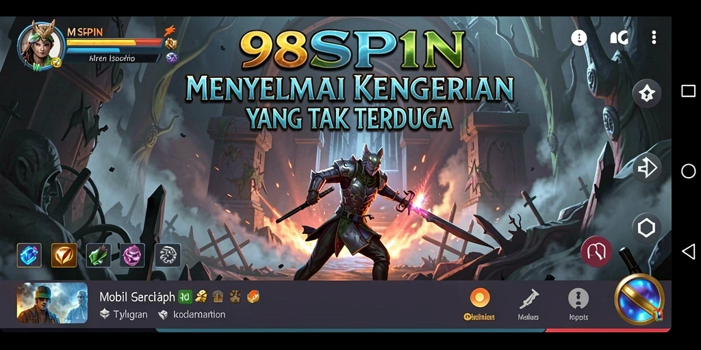 Tangkapan layar dari gameplay <strong>98SPIN</strong> menampilkan momen mencekam di lokasi angker.