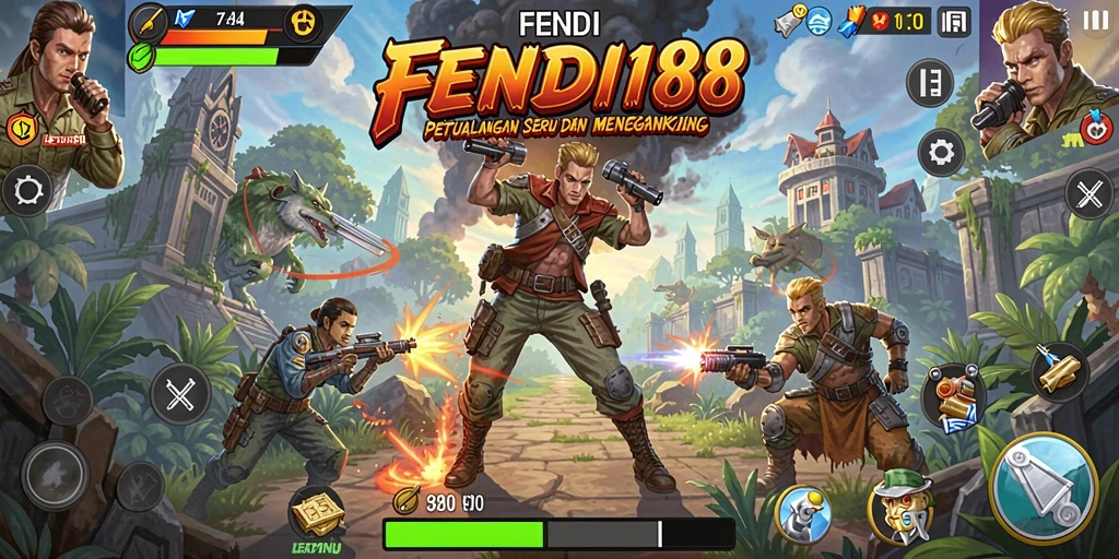 Screenshot menampilkan aksi seru dalam gameplay FENDI188.