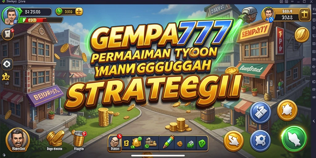 Tampilan gameplay menarik dan seru dari GEMPA777 dengan strategi Tycoon.