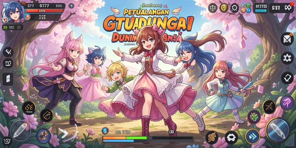 Screenshot GT777 menampilkan aksi seru dalam gameplay Anime.