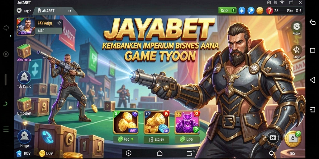 Tangkapan layar JAYABET menunjukkan gameplay menarik dan manajemen bisnis.