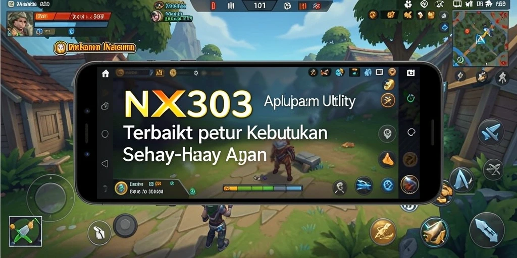 Tampilan antarmuka NX303 yang modern dan fungsional.