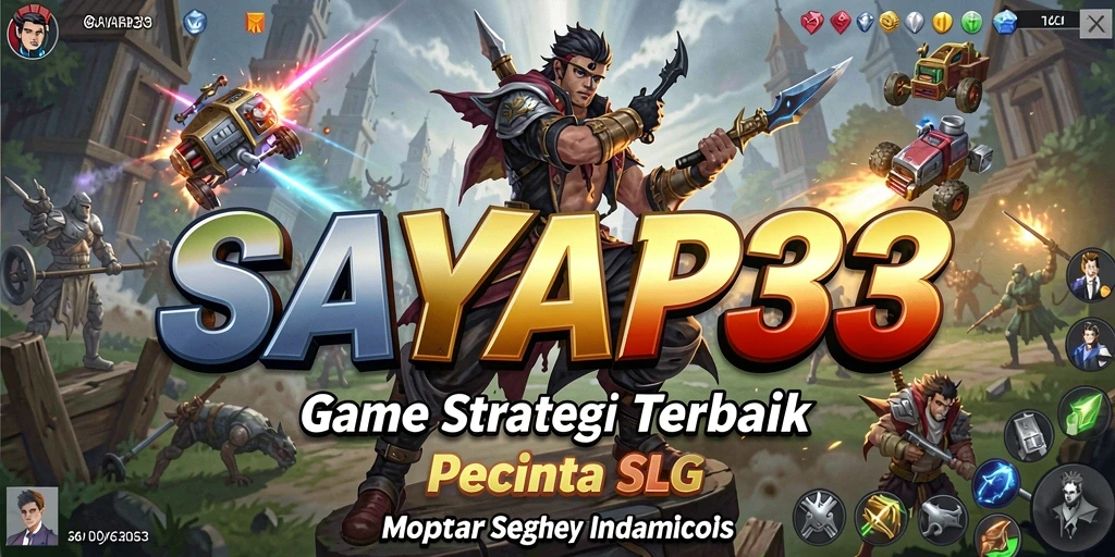 Tampilan utama gameplay SAYAP33 dengan pertempuran strategi yang intens.