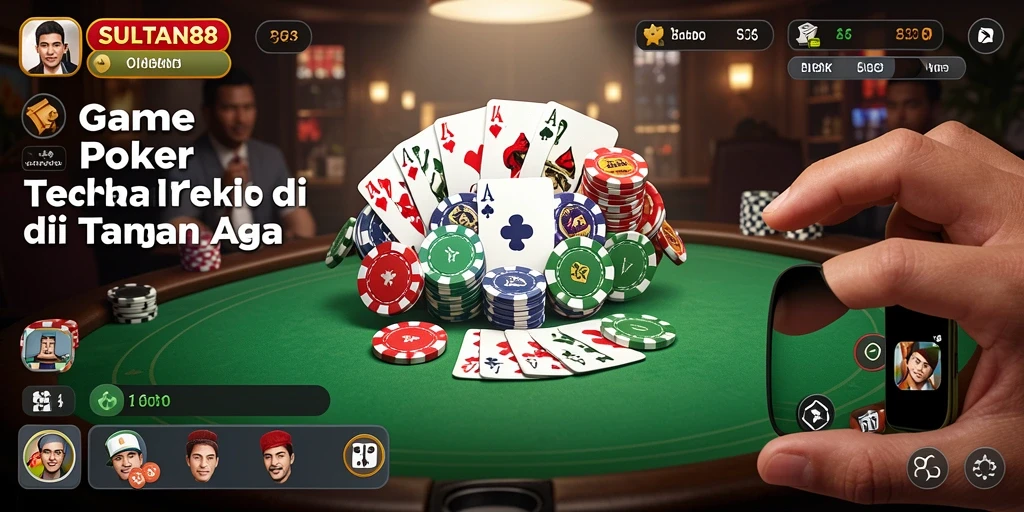 Screenshot SULTAN88 menampilkan gameplay Poker yang dinamis dan menarik.