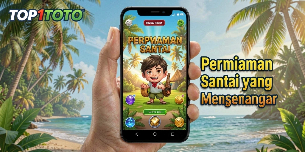 Screenshot gameplay <strong>TOP1TOTO</strong> yang menggambarkan tantangan menarik dan suasana santai.